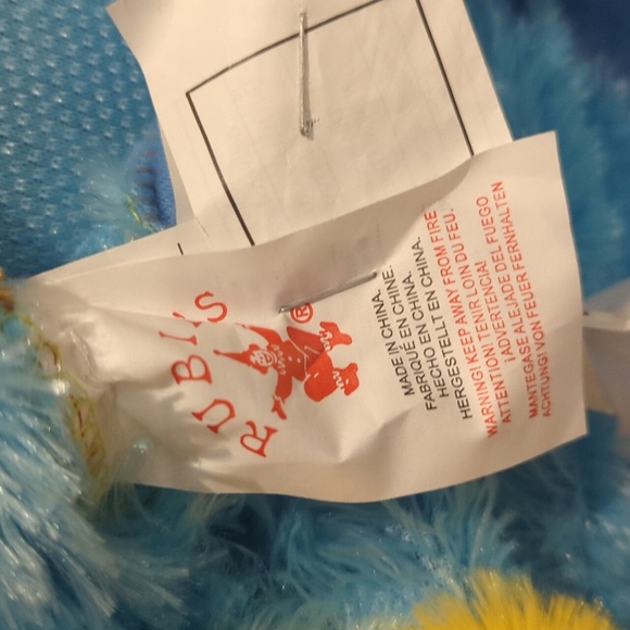 Rubie's Furry Blue and Yellow Monster Costume - New 6-12 Months - Picture 3 of 4